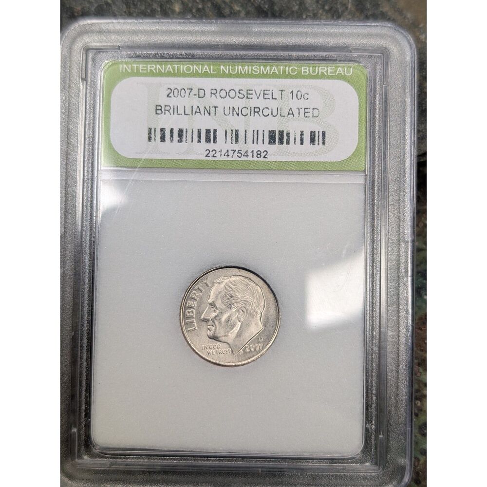 2007-D Roosevelt Dime • Brilliant Uncirculated • Denver Mint